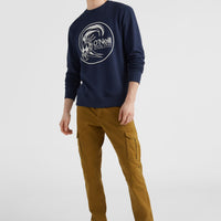 Circle Surfer Crew Sweatshirt | Ink Blue