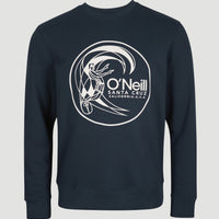 Circle Surfer Crew Sweatshirt | Ink Blue