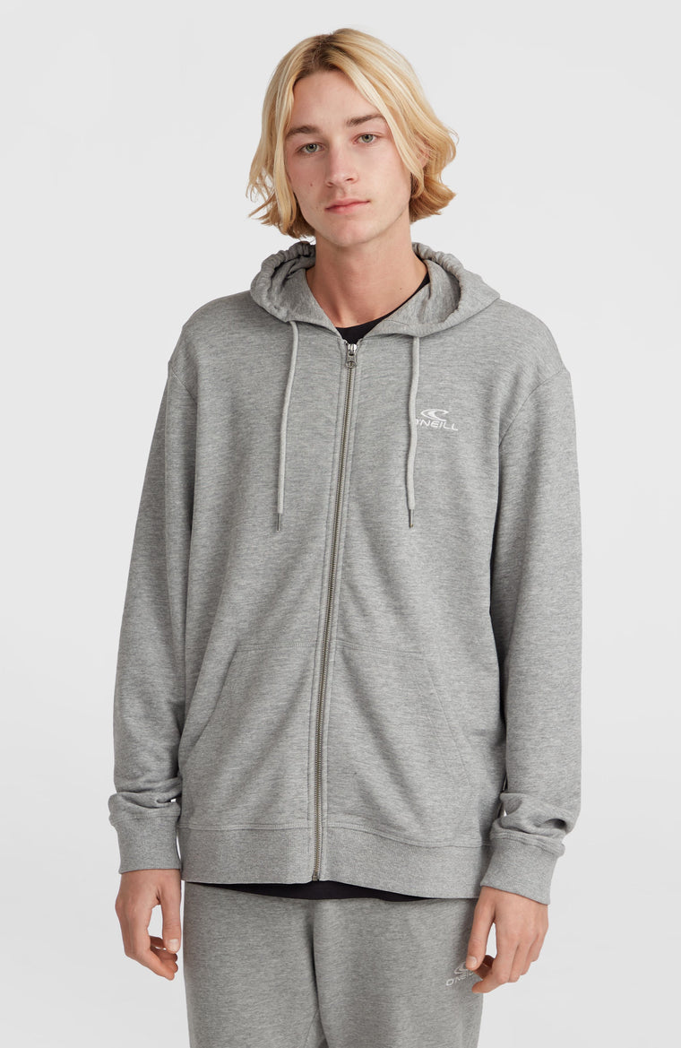O'Neill Small Logo Full-Zip Hoodie | Silver Melee