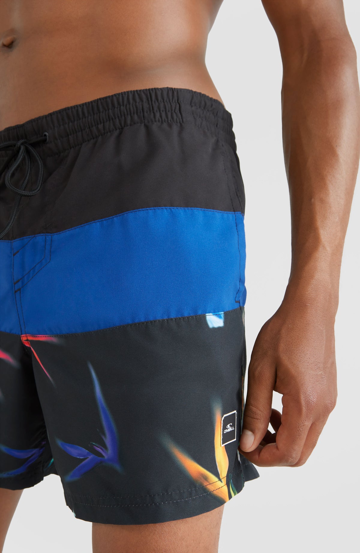Frame Block Swim Shorts | Blue Multi 6