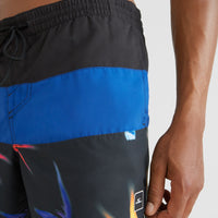 Frame Block Swim Shorts | Blue Multi 6