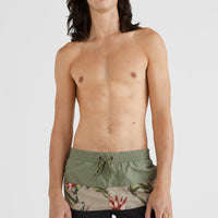 Frame Block Swim Shorts | Green Multi 1