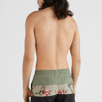 Frame Block Swim Shorts | Green Multi 1