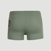 Cali Swimtrunks | Deep Lichen Green