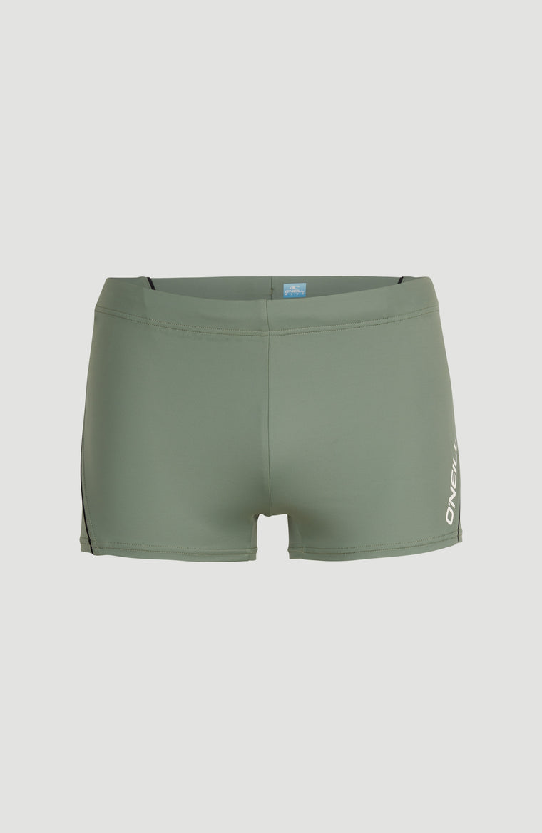 Solid Swimtrunks | Deep Lichen Green