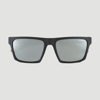 Beacons Sunglasses | MATTE BLACK/ GREEN RETRO PRINT