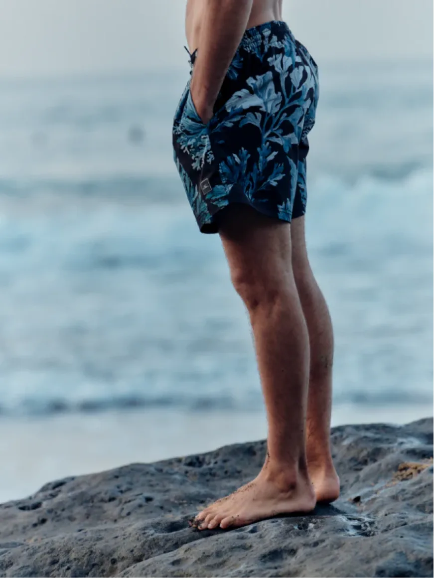 Ocean Mission Swim Shorts  Blue Comic Seaweed – O'Neill