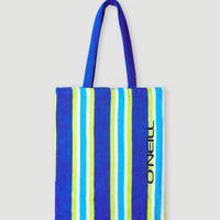Terry Tote Bag | Blue Towel Stripe