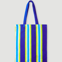 Terry Tote Bag | Blue Towel Stripe