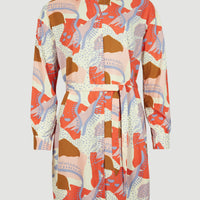 Mali Shirt Dress | Patchwork Print