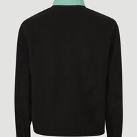 Utility Half Zip Fleece | Black Out Colour Block