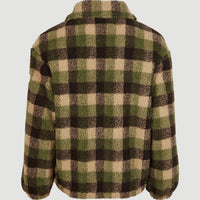 Checked Fleece Jacket | Green Outdoor Check