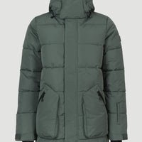 Morganite Hybrid Snow Jacket | Balsam Green