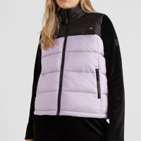 O'Riginals Puffer Vest | Purple Rose Colour Block