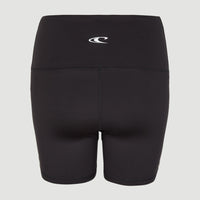Active High-Waist Shorts | Black Out