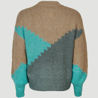 Knit Colourblock Pullover | Crockery Colour Block