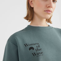 Women Of The Wave Crew Sweatshirt | Balsam Green
