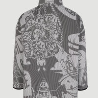 BYBORRE x O'Neill Knit Sweatshirt Jacket | Black Oyster