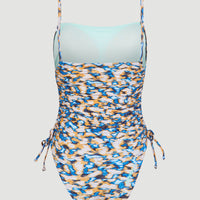 Valley Swimsuit | Blue Minimal Camo