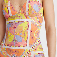 Sunset Swimsuit | Yellow Scarf Print