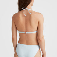 Marga - Cruz Halter Bikini Set | Blue Simple Stripe