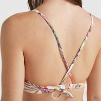 Baay - Maoi Bralette Bikini Set | White Tropical Flower