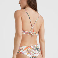 Baay - Maoi Bralette Bikini Set | White Tropical Flower