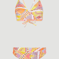 Baay - Maoi Bralette Bikini Set | Yellow Scarf Print