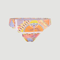 Rita Bikini Bottoms | Yellow Scarf Print