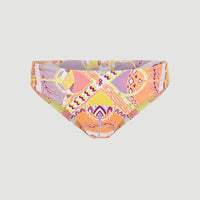Maoi Bikini Bottoms | Yellow Scarf Print