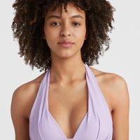 Sao Mix Mould Halter Bikini Top | Purple Rose