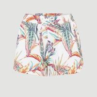Anglet Swim Shorts | White Tropical Flower