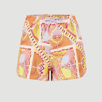 Anglet Swim Shorts | Yellow Scarf Print