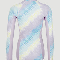 Women Of The Wave Longsleeve UPF 50+ Sun Shirt Skin | Blue Tie Dye