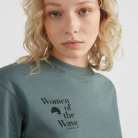 Women Of The Wave T-Shirt | Balsam Green