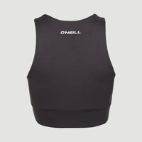 Active Cropped Sports Top | Black Out