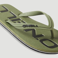 Profile Logo Sandals | Deep Lichen Green