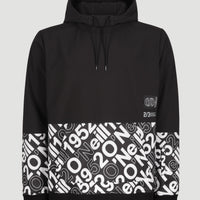Softshell Hoodie Jacket | Black Out Colour Block