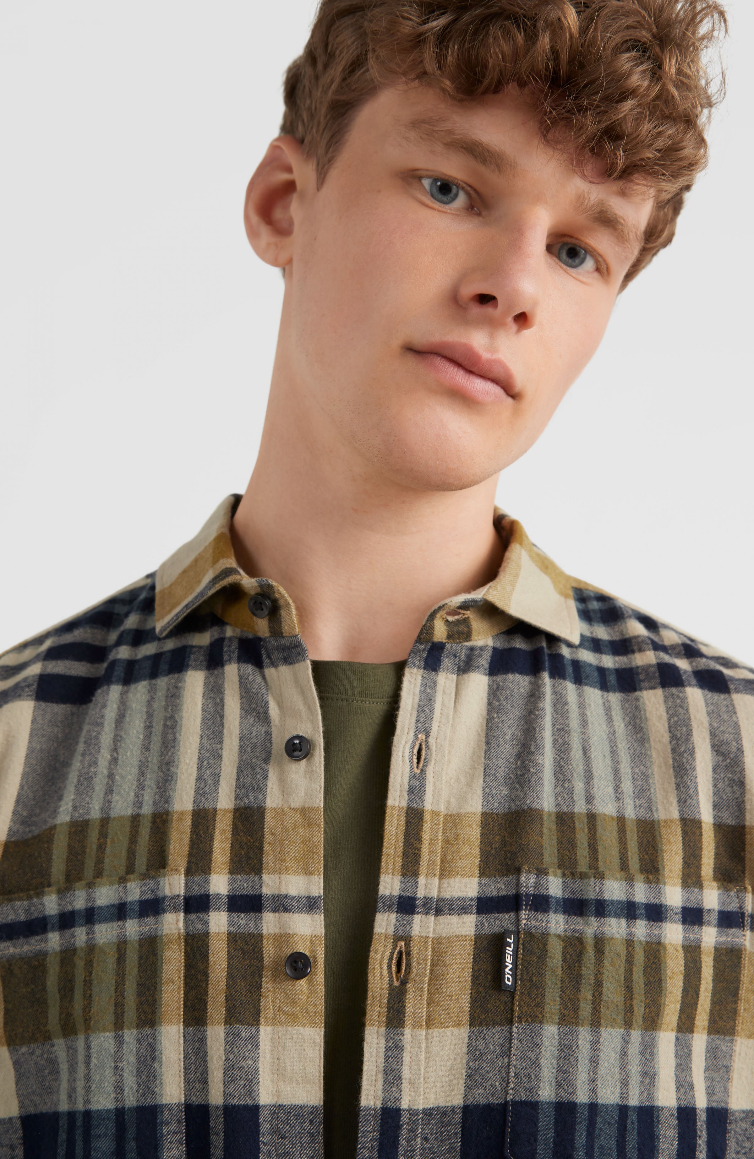 Checked Flannel Shirt | Beige Plaid Check – O'Neill