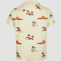 Print Shirt | Beige Lost Island