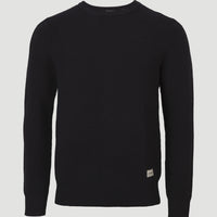 Horizontal Ribbed Pullover | Black Out