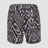 Cali Print 15'' Swim Shorts | Black Magic Carpet