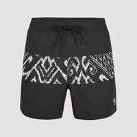 Cali Block 15'' Swim Shorts | Black Magic Carpet