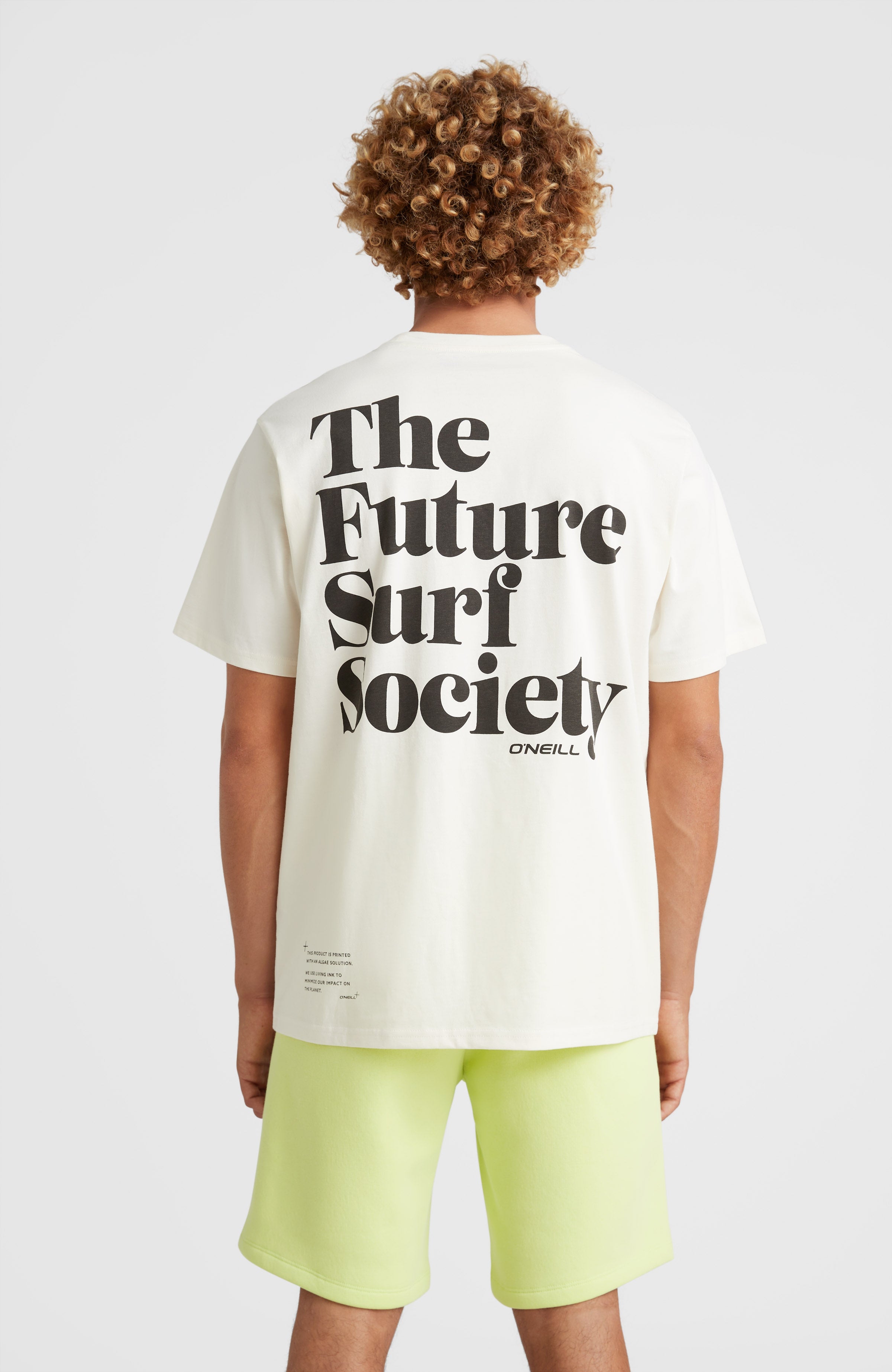 Future Surf Back T Shirt Snow White O Neill   2850105 11010 03 MODEL 