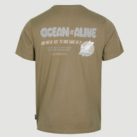 Pacific T-Shirt | Deep Lichen Green