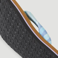 Ditsy Sun Sandals | Blue Tie Dye