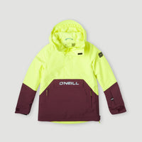 O'Riginals Snow Anorak Jacket | Pyranine Yellow Colour Block
