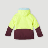 O'Riginals Snow Anorak Jacket | Pyranine Yellow Colour Block