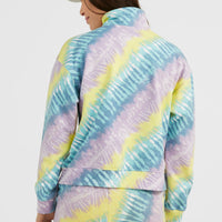 Lei Half Zip Pullover | Blue Tie Dye