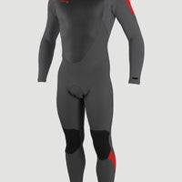 Epic 5/4mm Back Zip Full Wetsuit | GRAPHITE/SMOKE/RED/RED
